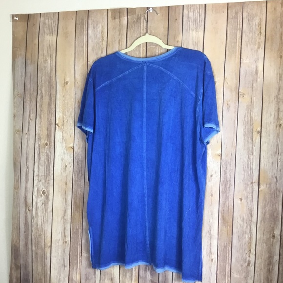 FREE PEOPLE WOMEN SAPPHIRE TOP SIZE L - Picture 2 of 5